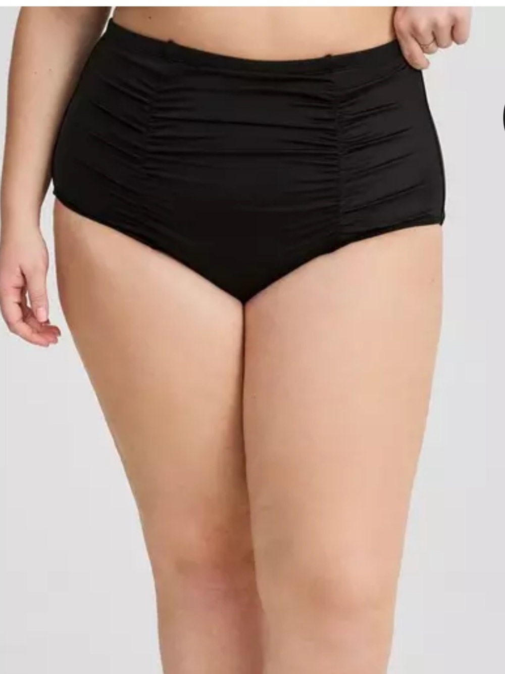 Torrid high rise ruched swim bottoms size 1 size 14/16